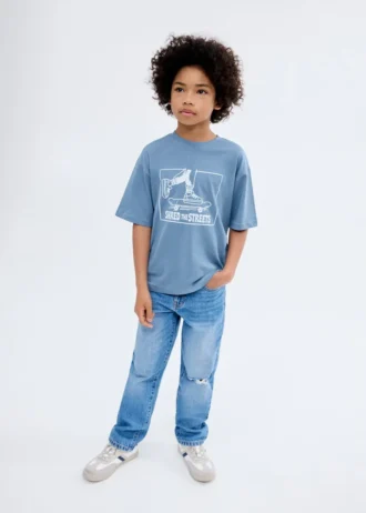 Kurzärmeliges bedrucktes T-Shirt
