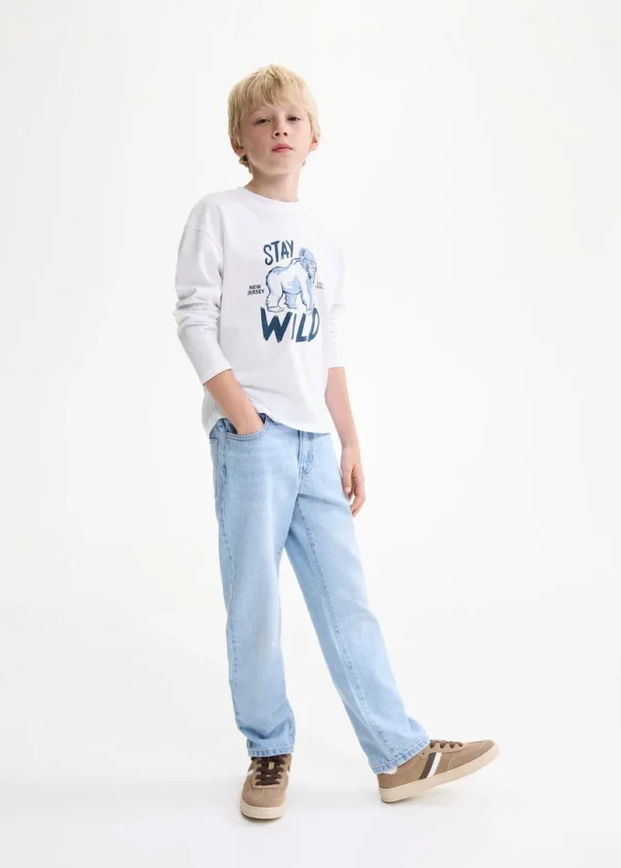 Kurzärmeliges bedrucktes T-Shirt Kurzärmeliges bedrucktes T-Shirt