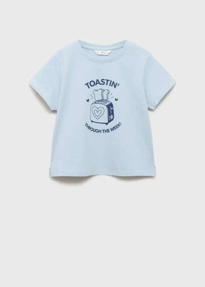 Kurzärmeliges bedrucktes T-Shirt Kurzärmeliges bedrucktes T-Shirt