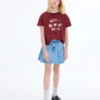 Kurzärmeliges bedrucktes T-Shirt Kurzärmeliges bedrucktes T-Shirt
