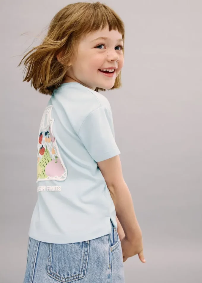 Kurzärmeliges bedrucktes T-Shirt Kurzärmeliges bedrucktes T-Shirt