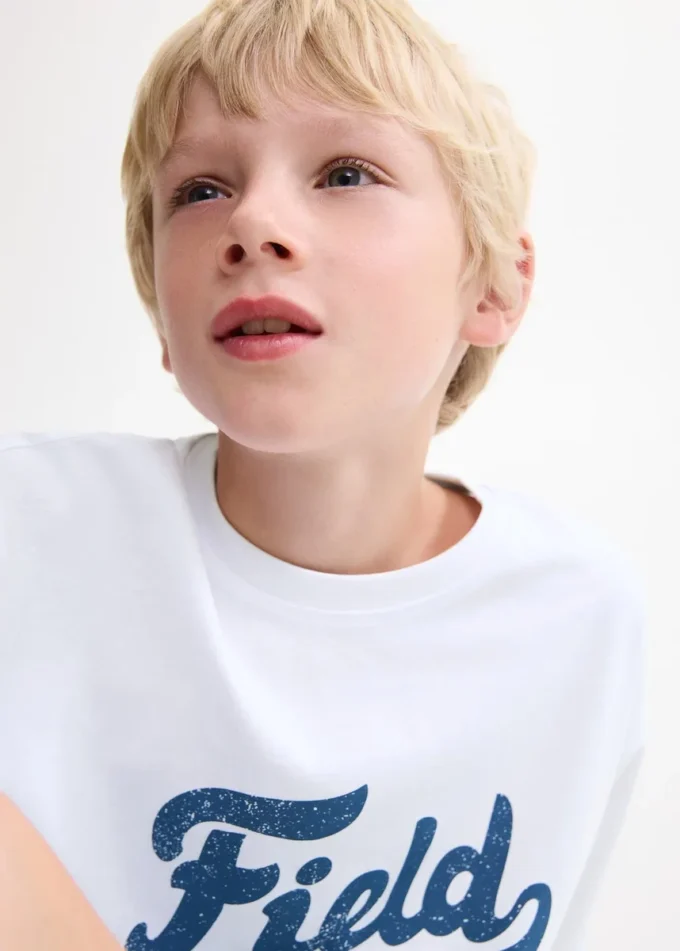 Kurzärmeliges bedrucktes T-Shirt Kurzärmeliges bedrucktes T-Shirt