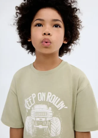 Kurzärmeliges bedrucktes T-Shirt