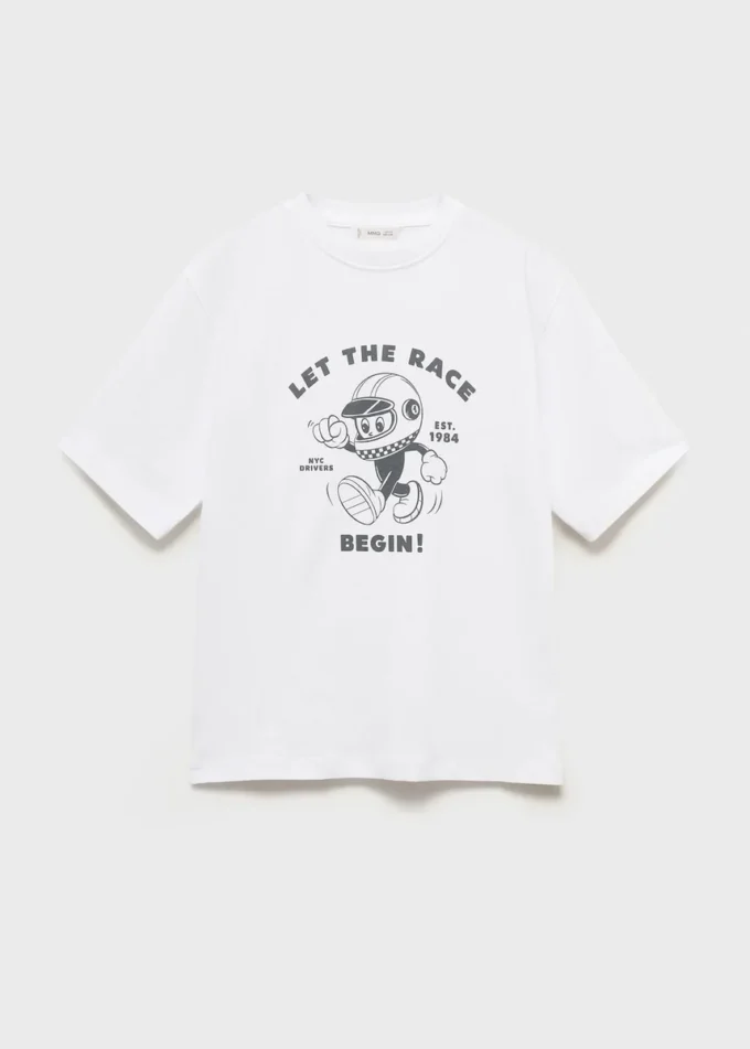 Kurzärmeliges bedrucktes T-Shirt Kurzärmeliges bedrucktes T-Shirt