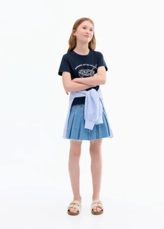 Kurzärmeliges bedrucktes T-Shirt