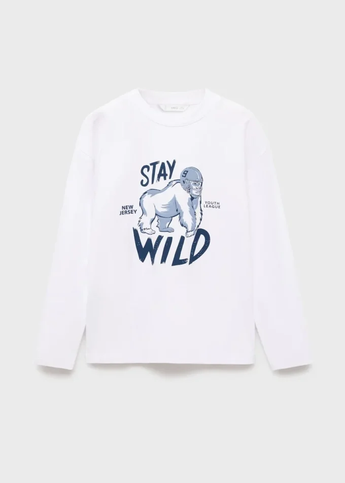 Kurzärmeliges bedrucktes T-Shirt Kurzärmeliges bedrucktes T-Shirt