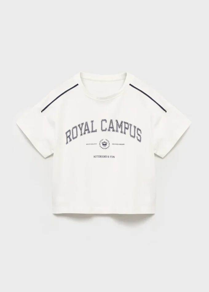 Kurzärmeliges bedrucktes T-Shirt Kurzärmeliges bedrucktes T-Shirt