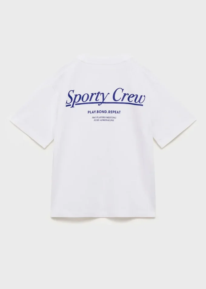 Kurzärmeliges bedrucktes T-Shirt Kurzärmeliges bedrucktes T-Shirt