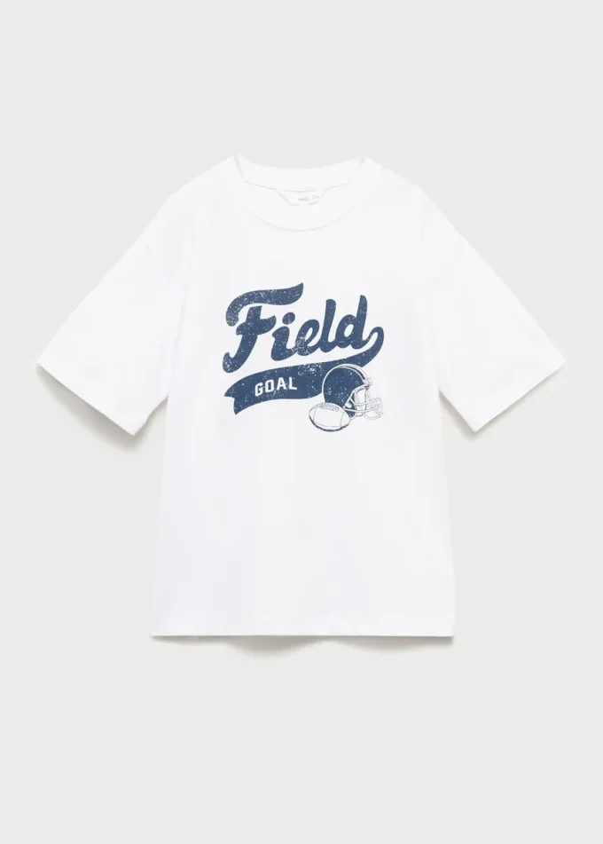 Kurzärmeliges bedrucktes T-Shirt Kurzärmeliges bedrucktes T-Shirt