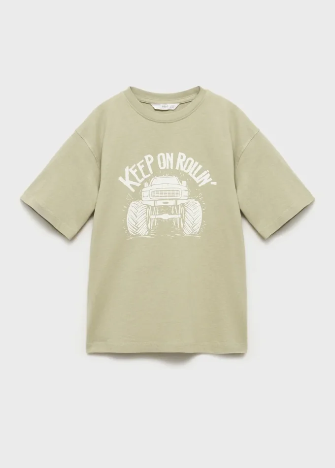 Kurzärmeliges bedrucktes T-Shirt Kurzärmeliges bedrucktes T-Shirt