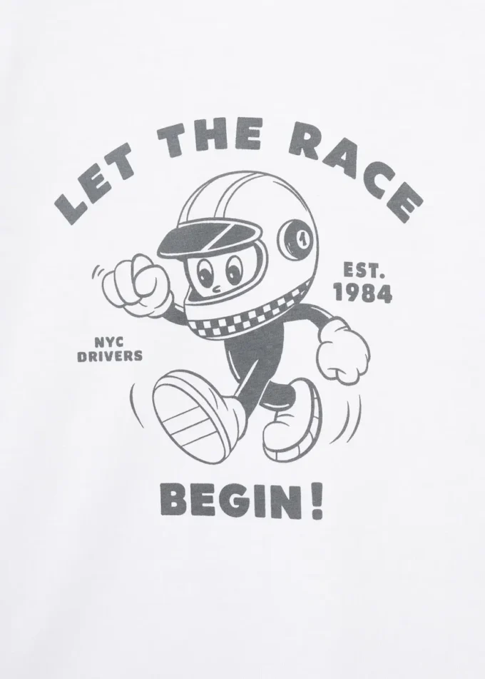 Kurzärmeliges bedrucktes T-Shirt Kurzärmeliges bedrucktes T-Shirt