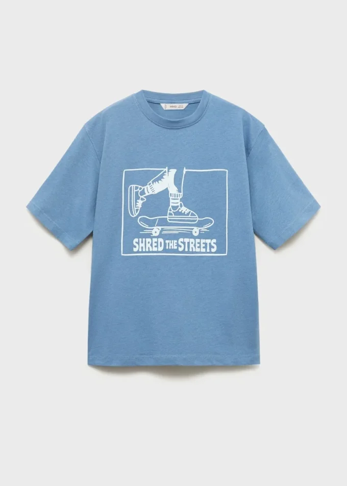 Kurzärmeliges bedrucktes T-Shirt Kurzärmeliges bedrucktes T-Shirt