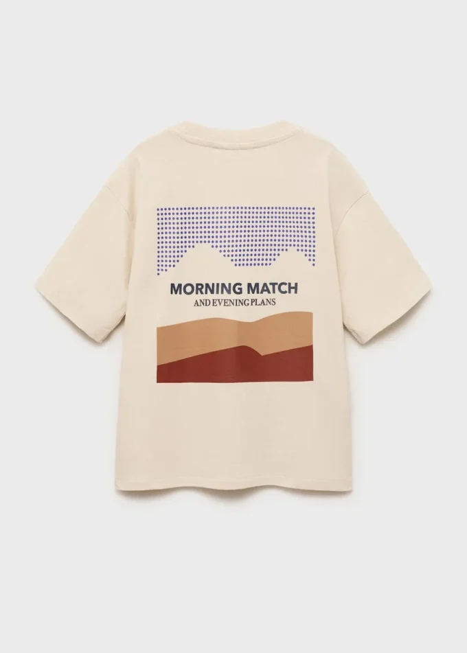 Kurzärmeliges bedrucktes T-Shirt Kurzärmeliges bedrucktes T-Shirt