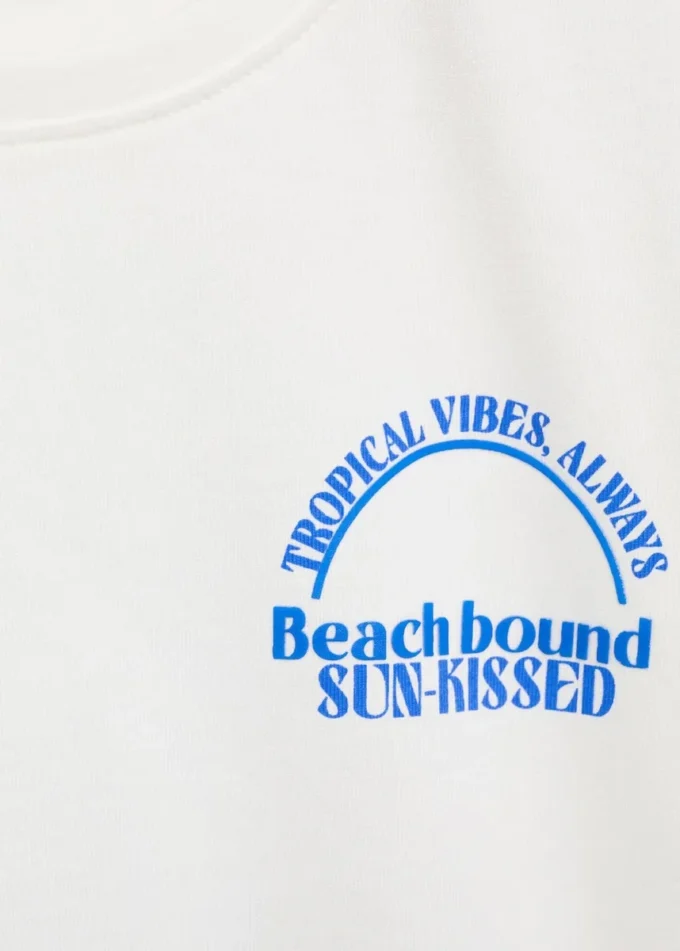 Kurzärmeliges bedrucktes T-Shirt Kurzärmeliges bedrucktes T-Shirt