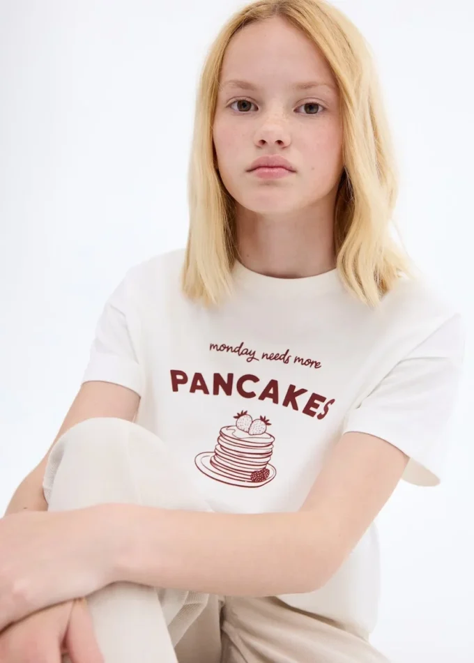 Kurzärmeliges bedrucktes T-Shirt