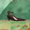 Lackleder-Schuhe mit Absatz