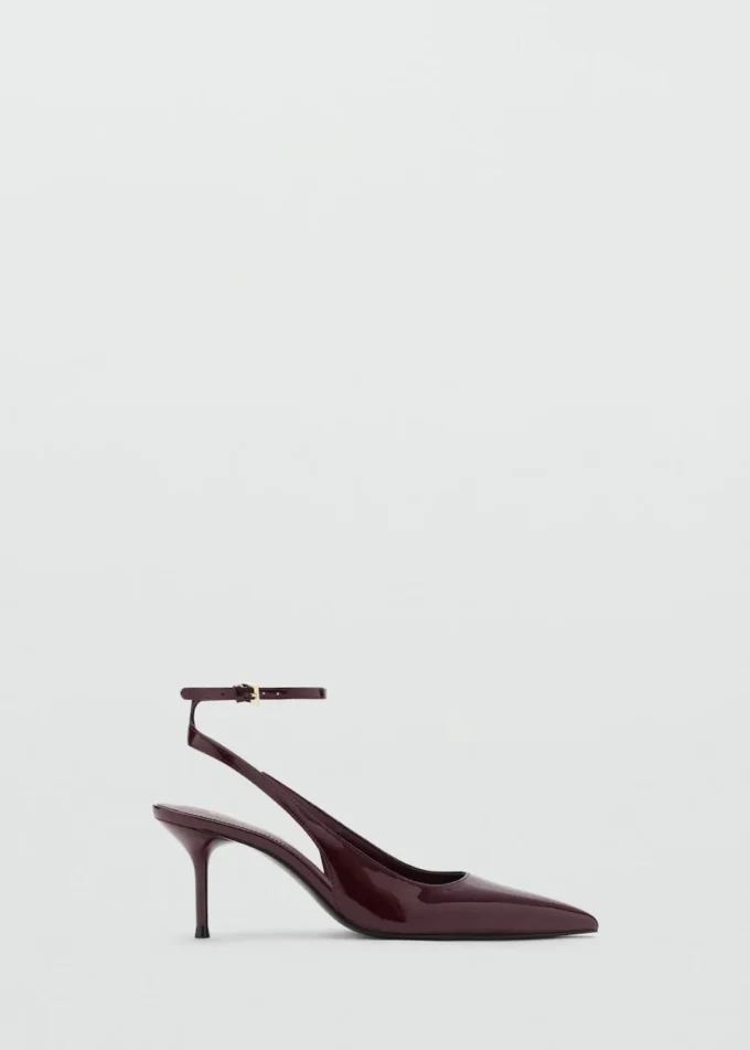 Lackleder-Schuhe mit Absatz