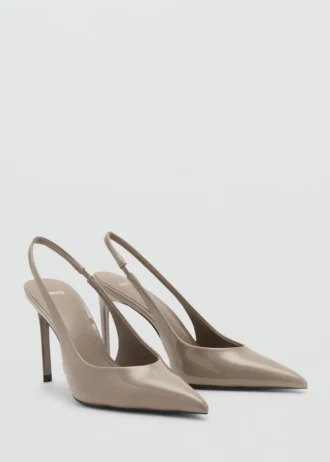 Lackleder-Schuhe mit Absatz
