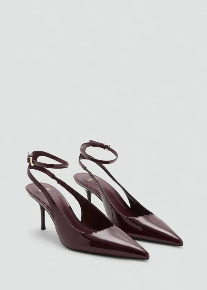 Lackleder-Schuhe mit Absatz