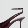 Lackleder-Schuhe mit Absatz