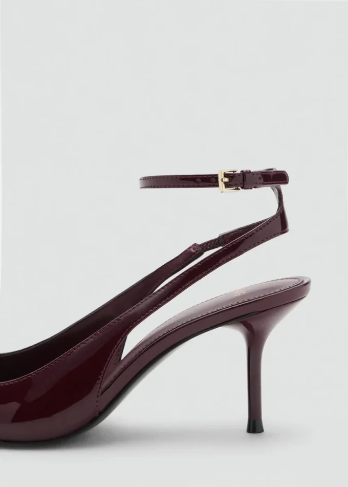 Lackleder-Schuhe mit Absatz