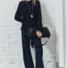 Lange ausgestellte Hose