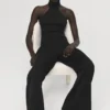 Lange ausgestellte Hose