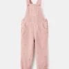 Lange bestickte Latzhose mit Blumenmuster Lange bestickte Latzhose mit Blumenmuster