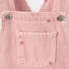 Lange bestickte Latzhose mit Blumenmuster Lange bestickte Latzhose mit Blumenmuster