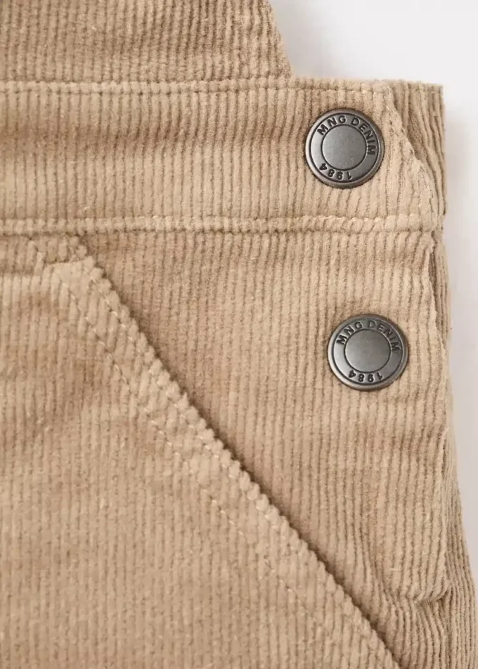 Lange Cord-Latzhose Lange Cord-Latzhose