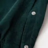 Lange Cord-Latzhose