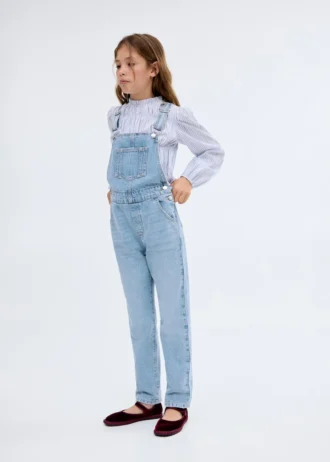 Lange Jeanslatzhosen