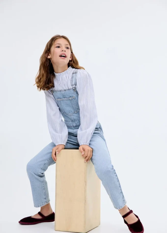 Lange Jeanslatzhosen Lange Jeanslatzhosen