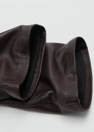 Lange Lederhandschuhe