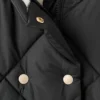 Langer Anorak mit Fellimitatfutter Langer Anorak mit Fellimitatfutter