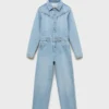 Langer Denim-Overall