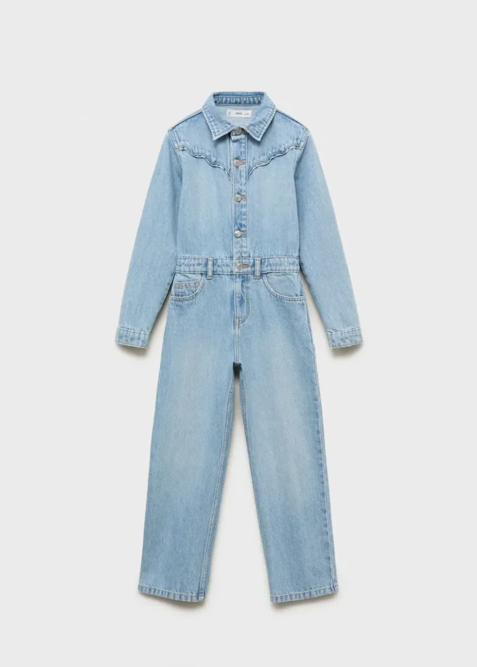 Langer Denim-Overall