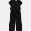 Langer Jumpsuit mit Pailletten Langer Jumpsuit mit Pailletten