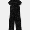 Langer Jumpsuit mit Pailletten Langer Jumpsuit mit Pailletten
