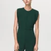 Langer Jumpsuit mit Rüschen