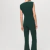Langer Jumpsuit mit Rüschen
