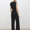 Langer Jumpsuit mit Rüschen