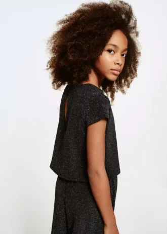 Langer Overall aus Lurex