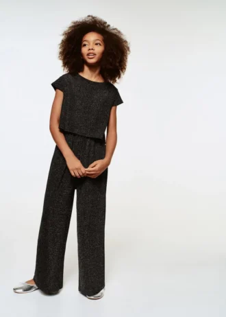 Langer Overall aus Lurex