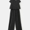 Langer Overall aus Lurex
