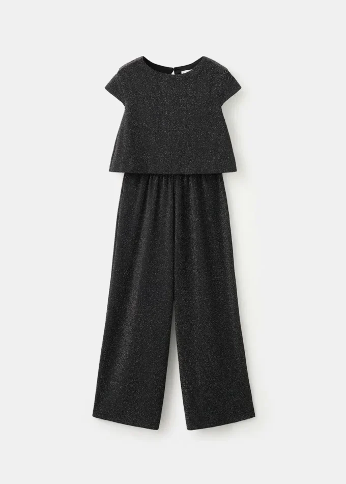 Langer Overall aus Lurex