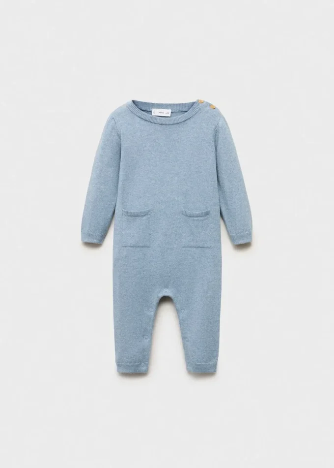 Langer Overall mit Brusttasche Langer Overall mit Brusttasche