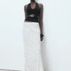 Langer Rock mit Polka-Dots Langer Rock mit Polka-Dots