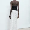 Langer Rock mit Polka-Dots Langer Rock mit Polka-Dots
