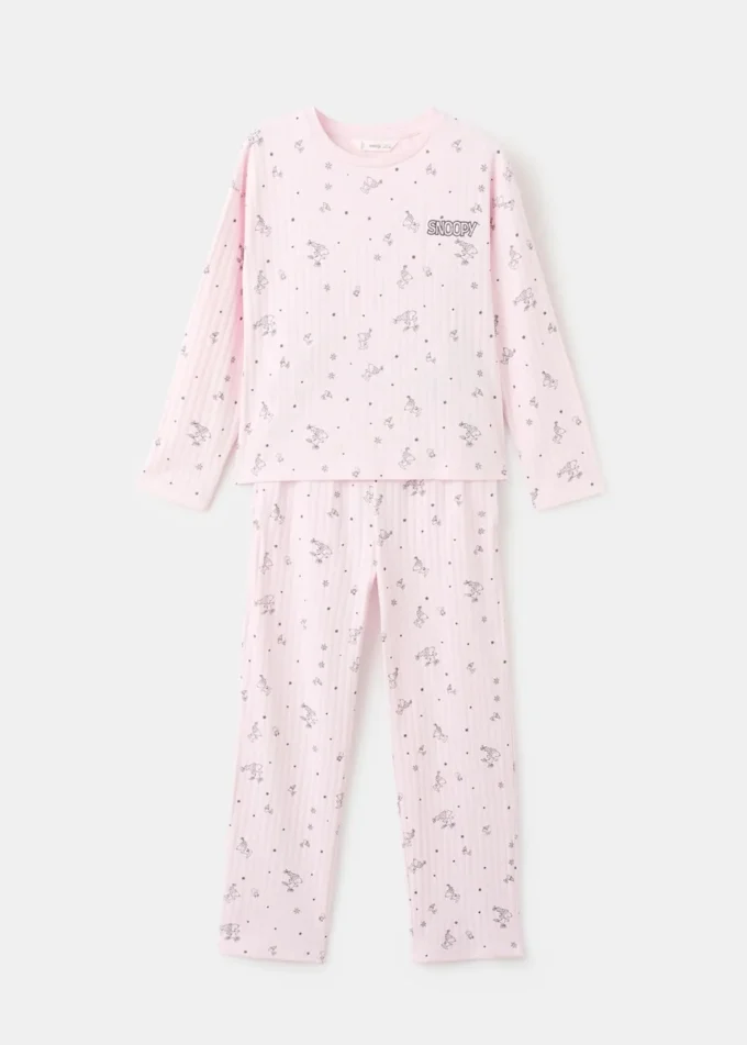 Langer Snoopy-Pyjama